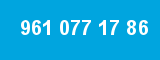 961 077 17 86 961 077 17 86